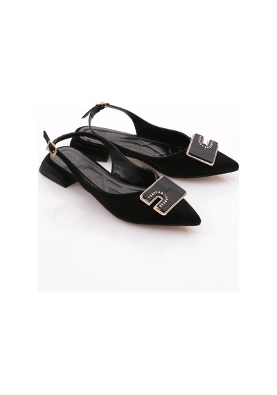 Dgn Pm439-k025 Kadin Tokali Babet PM439-K025-1211-R6994 Siyah
