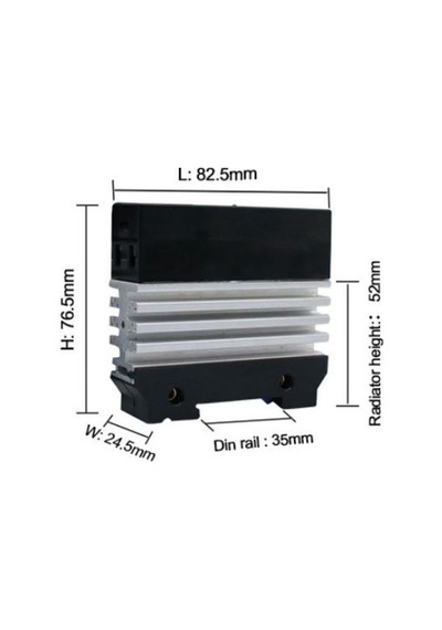 Ray Tipi Soğutuculu 40a Slim Ssr Röle