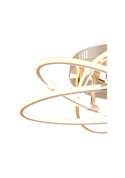 Pl 011 Çift Yönlü Model Gold 3 Renkli Salon Ve Oturma Odası İçin İdeal Alüminyum Avize, 65x10 Gold