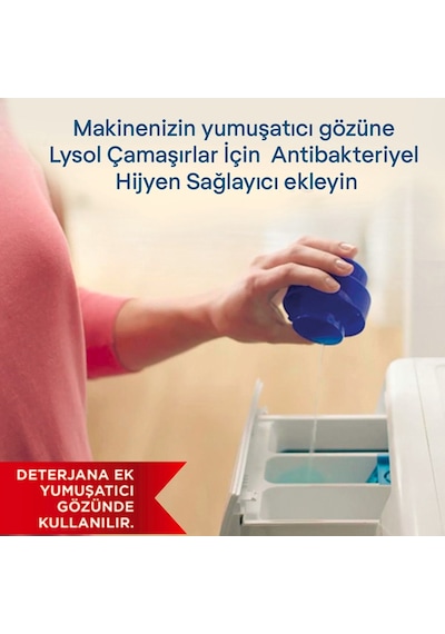 Lysol Çamaşırlar İçin Hijyen Sağlayıcı 2 x 1200 ML