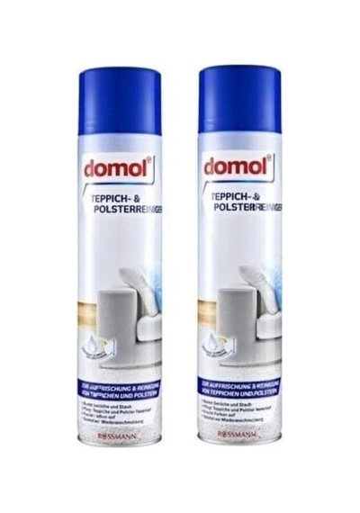 Domol Halı Ve Döşeme Temizleyici Köpük, 600 Ml X 2 Adet Diğer