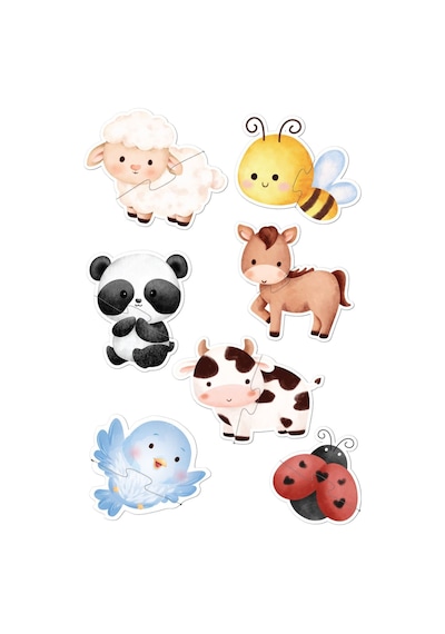 Baby Puzzle Hayvanlar- Baby Puzzle Taşıtlar 2li Set