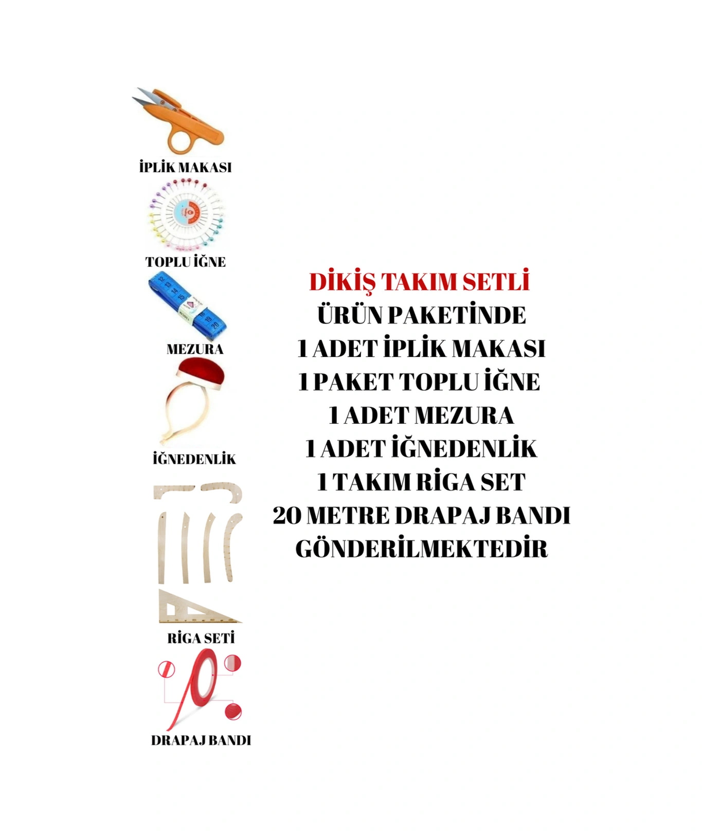 Dikiş Takım Setli - Özel Punto Kumaş - 34 Beden Pantolon Giyebilen İğne Batabilen Terzi Mankeni İst1