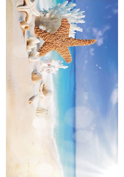 Yetişkin Unisex 70x140 Cm Yaz Desenli Plaj ,deniz , Banyo Havlusu Ocean Mavi