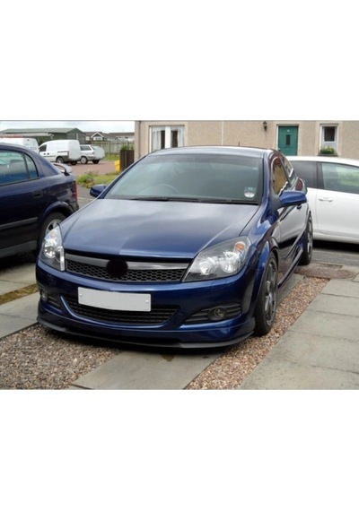 Opel Astra H Uyumlu Ön Tampon Eki Cupra Lip Mat Siyah Body Kit