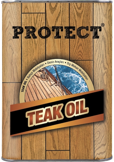 Ünlü Protect Teak Oil 1. Kalite Tik Yağı 2.5 L Tik