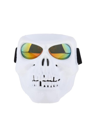 Forte Gt Tex 710 Jet Maske Bisiklet Motosiklet Kayak Çok Amaçlı Sarı Cam Aynalı Gözlük Çok Renkli