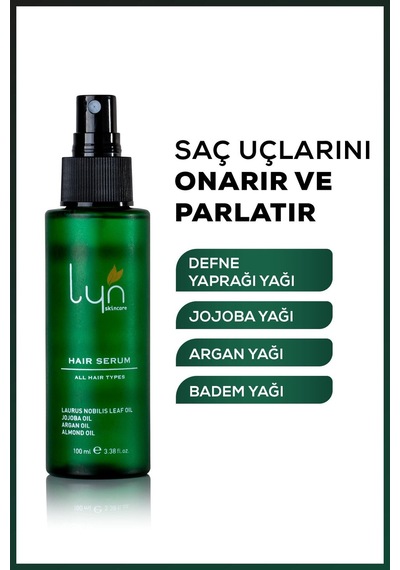 Lyn Skincare Onarıcı ve Besleyici Saç Serumu 100 ML