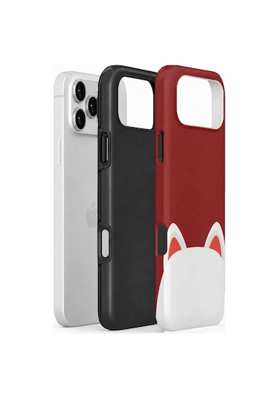 Velvoria Valestra Kedi Kulaklı Apple Apple iPhone Uyumlu 18 Pro Max Darbe Korumalı Kılıf Valestra Select - Kedi Kulaklı