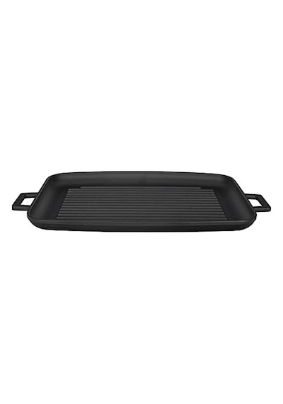 Tr Döküm Grill Tepsi, Izgara Yüzeyli, Metal Kulplu, 31x42cm Diğer