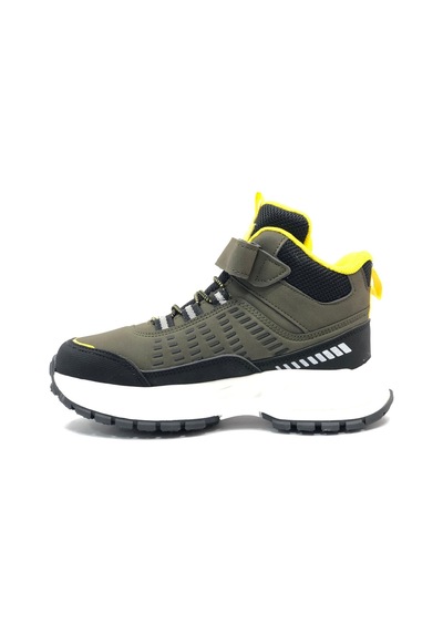Cool Tiger Ortopedik Kaymaz Taban Unisex Çocuk Bot Haki