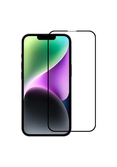 Apple Uyumlu   iPhone 14 Plus Ekran Koruyucu 9D Tam Kaplayan Kavisli