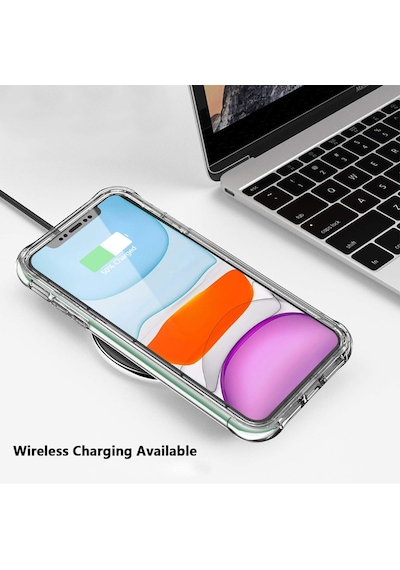 Teknomoda Apple Uyumlu iPhone 11 (6.1 ) 360 Derece Kilif Silikon Seffaf Ön Arka 432781267