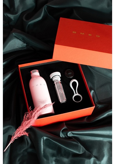 Smeg Pink-grey Termos Gift Box Pembe