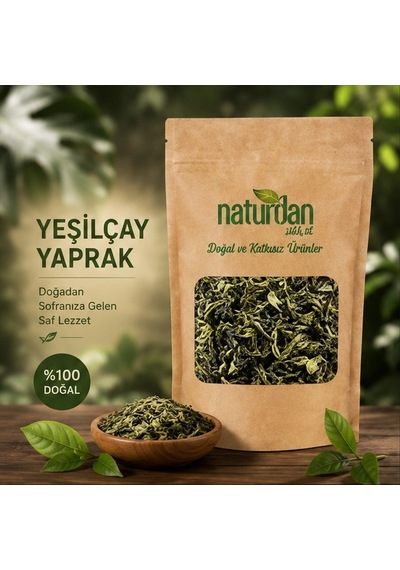 Yeşil Çay Yaprak Bitki Çayı - 500 Gr