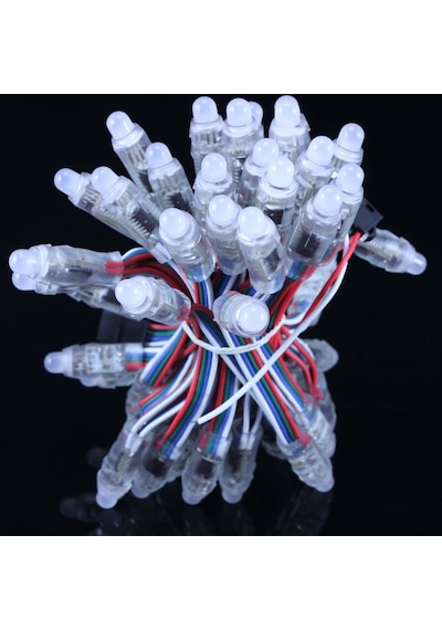 Rgb Pixel Led 12Mm(Ws2801 Ic) - 10 Adet