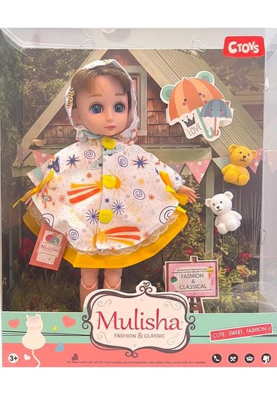 Ctoy Mulisha Fashion & Classic Oyuncak Bebek Aksesuarlı 30 Cm Qj136b