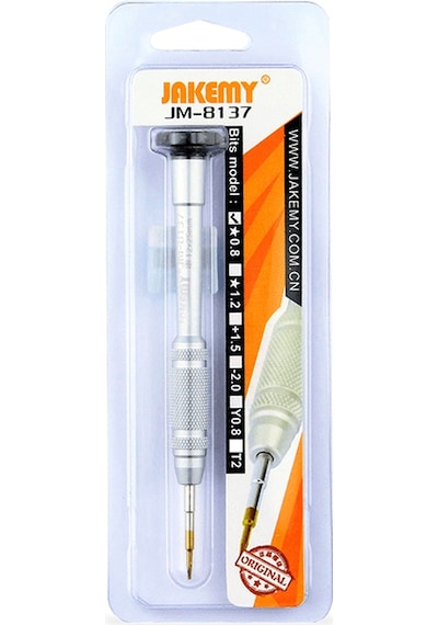 Jakemy 0.8 Alüminyum Alaşım Tornavida Jm-8137