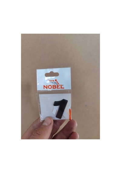 Yapışkanlı Kapı Numarası Kapı No Siyah Küçük Boy 50 Mm 5cm Siyah Renk Numaralar 1 Adet 1 1
