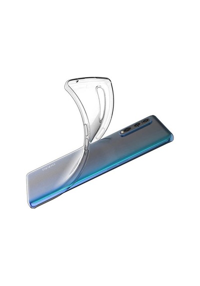 Oppo Uyumlu Reno 3 Pro 5G Kılıf Zore Süper Silikon Kapak-Renksiz