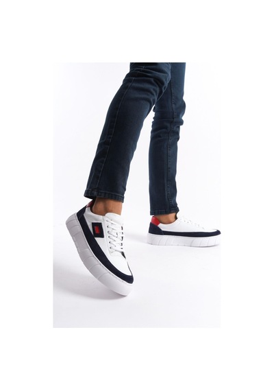Mubiano Hakiki Deri Erkek Spor Ayakkabı & Sneaker Lacivert -mbkryd203-lcv Lacivert