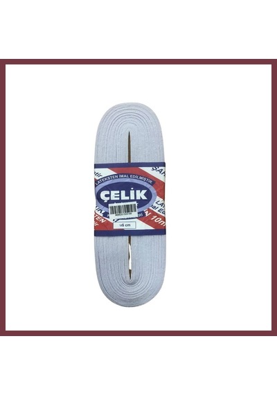 Storeşahin 10 M 2 Cm Beyaz Paça Lastiği Shn0720