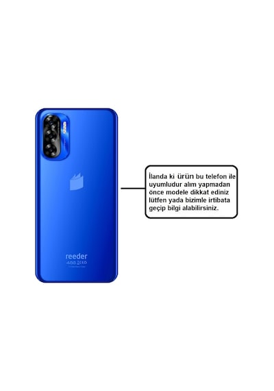 Reeder P13 Blue Max L 2022 Dokunmatik Ön Cam