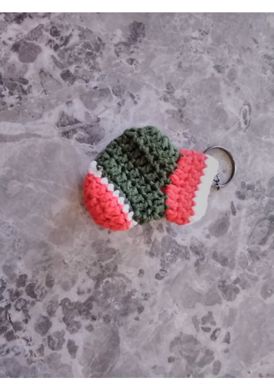 Noel Pabucu Yılbaşı Anahtarlık 4cm 6cm