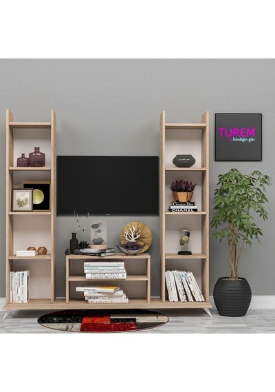 Tower Tv Ünitesi Mdf Antrasit Tower Tv Ünitesi Mdf Antrasit