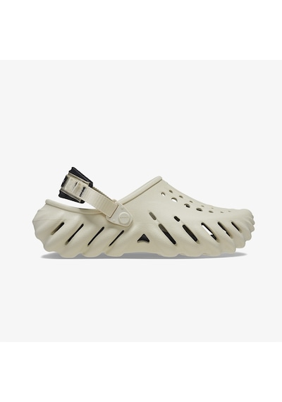 Crocs Echo Unisex Krem Terlik Düz 207937 2800400