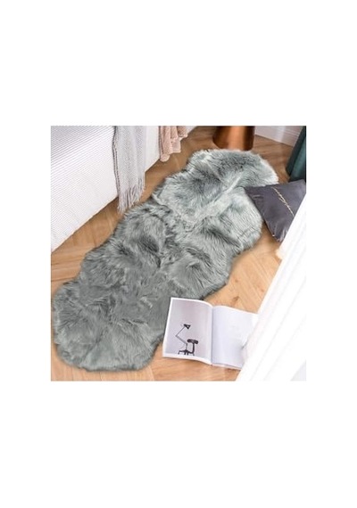 Tr Koyu Gri Kilim Halı Çift Taraflı Makinede Yıkanabilir Mutfak Balkon Banyo Kilimi Diğer