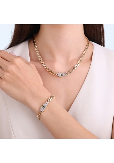 Altınbaş Altınbaş Golden Chain Bileklik Abl0383-y-24737-t75mm Çok Renkli
