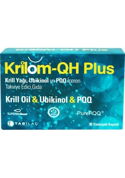 Tab Krilom Qh Plus 30 Yumuşak Kapsül