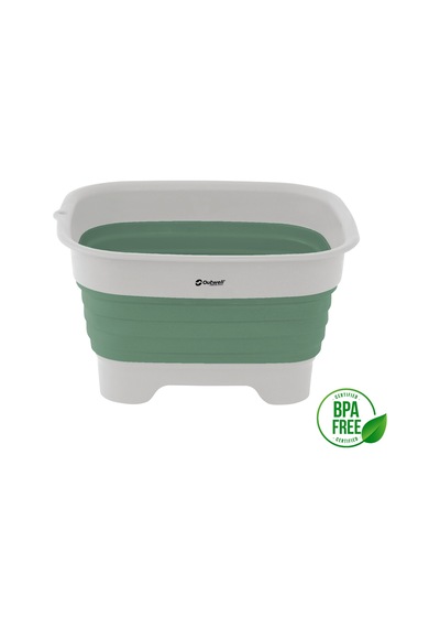 Outwell Collaps Wash Bowl W/drain Katlanır Kamp Lavabosu Yeşil-gri