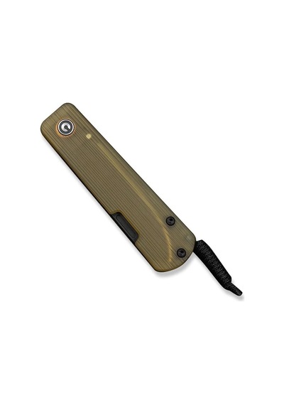 Civivi Slippy Sendy Milled Bead Blasted Yellow Ultem Handle Black Stonewashed Nitro-v Blade Kamp Çakı Sarı
