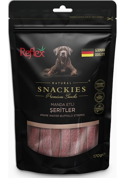 Reflex Snackies Manda Etli Şeritler 170 G