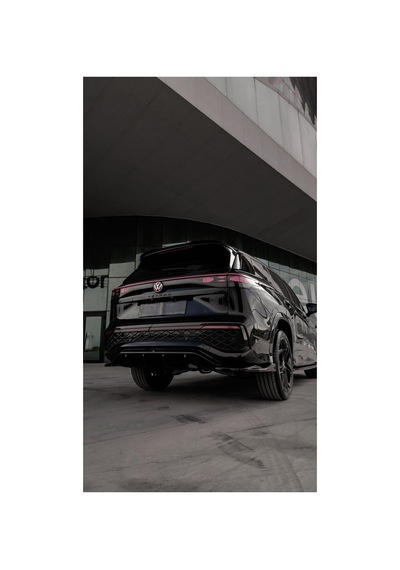 Volkswagen Tayron 2025+ R-line Piano Black Bagaj Spoilerı Parlak Siyah Premium Tasarım