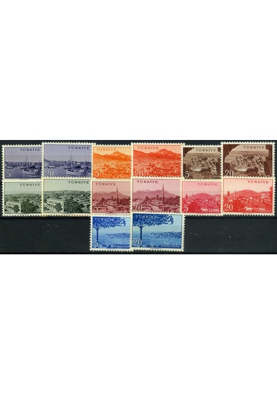 Pul Koleksiyonu,1958/60 Memleket Serisi,134 Pul Tam Seri,ASB-5062