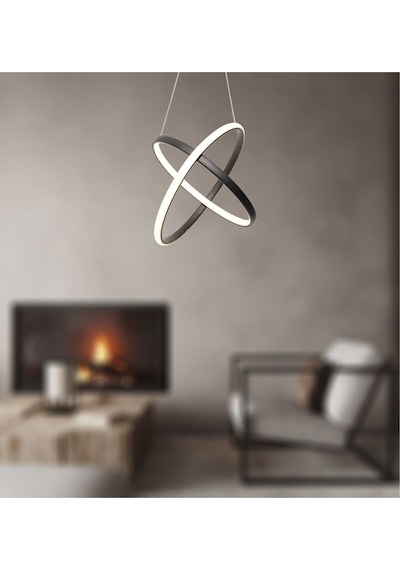 Eşit Halka Model Sarkıt Modern Led Beyaz Işık Ultra Powerc
