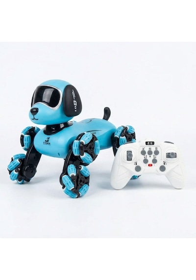 Akıllı Robot Köpek 2.4g Uzaktan Kumandalı 360 Dans Eden, Sesli Ve Işıklı Eğitici Oyuncak Köpek -