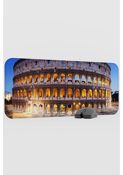 Roma İtalya V1 70x30 Xl Gaming Kauçuk Kaymaz Taban Mouse Pad Fare Altlığı