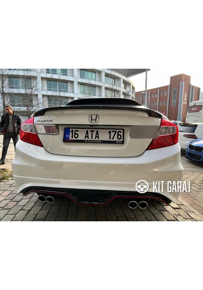 Honda Civic Custom Arka Ek Plastik Boyasız
