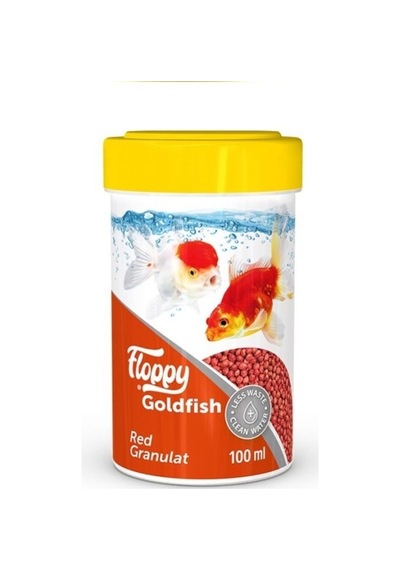 Flp030-floppy Goldfısh Red Granulat Balık Yemi 100ml