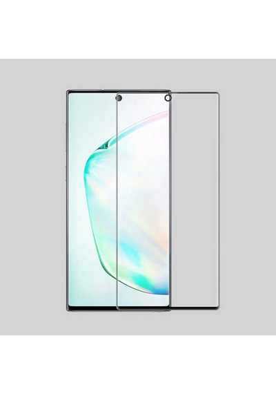 Samsung Uyumlu Galaxy Note 10 Plus Nano Pet Full Ekran Koruyucu Siyah