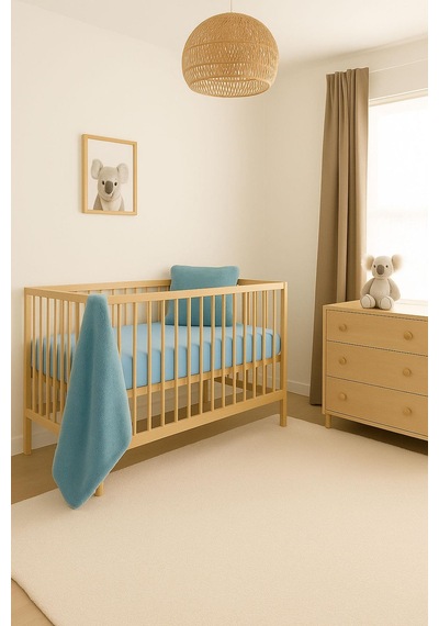 3 Adet 50 X 90 X 10 Cm Anne Yanı Lastikli Penye Kumaş Bebek Çarşafı