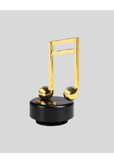 Altın Nota Temalı Müzik Kutusu Müzikli Hediyelik 61864841