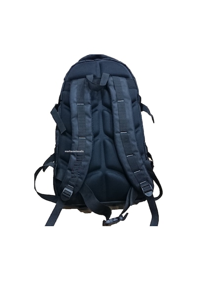 Büyük Boy Sırt Çantası Laptop Bölmeli 45lt Hacim 17.3 - 18" Lapto Siyah