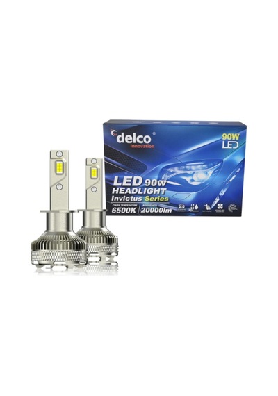 Delco İnvictus Serisi H1 Led Xenon Far Ampulü 20000 Lümen 650...
