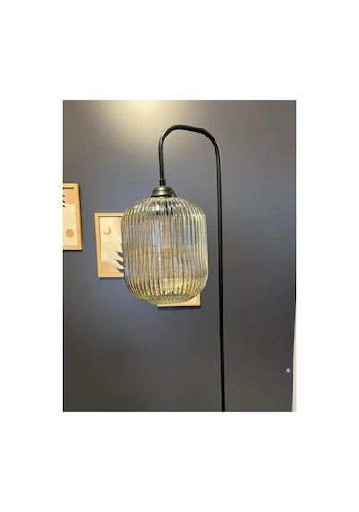 Luster Siyah Lambader Metal Go Vde U Fleme Camlı Dekoratif Metal Tasarım S Ik Yerden Aydınlatma ...