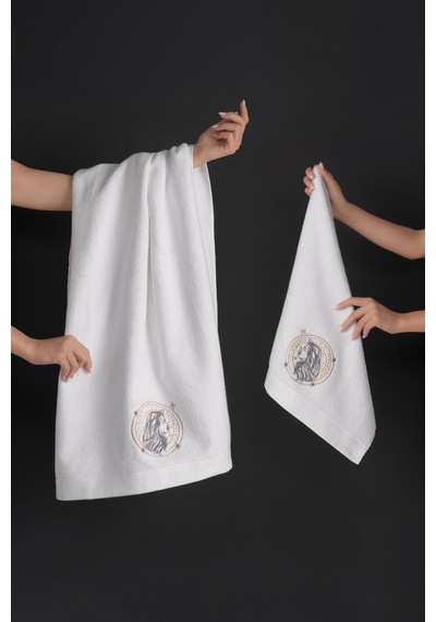 Varol %100 Microcotton Üst Kalite Havlu Seti Burç Nakışlı Başak-standart Başak Diğer